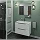 Kits de meubles de salle de bain BALI Blanc brillant 2 tiroirs largeur 810 mm