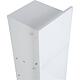 Caisson WC encastré Zero à fleur de surface, fermé, hauteur 800mm, 2 portes vitrées Anwendung 1