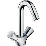 Mitigeur de lavabo 2 poignées Hansgrohe Logis saillie 145 mm chrome