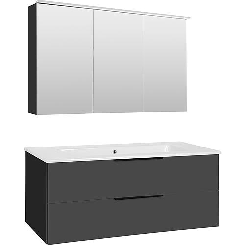 Kit de meubles de salle de bains Lossa avec 2 tiroirs avec Softclose Standard 2