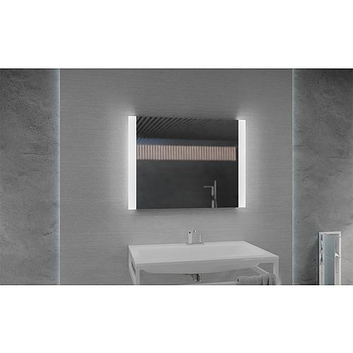 Miroir LED Eira 2.0 avec interrupteur à bascule lxhxp: 800x600x25 mm IP 20 230 V-14, 4W