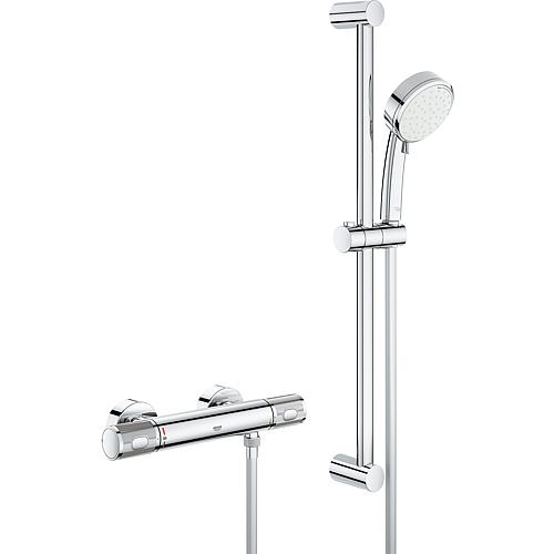 Kit de douche Grohe Grohtherm 1000 Performance avec colonne de douche, hauteur 628 mm