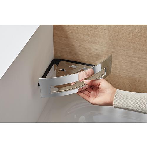 Corbeille de douche system 2, fixation murale indirecte Anwendung 5