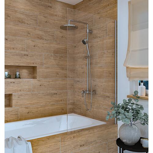 Pare-baignoire Eloa 2.0, 1 paroi pivotante en verre Anwendung 1