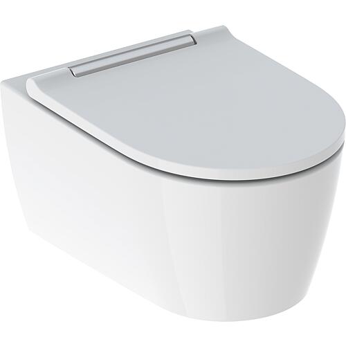 Pack combiné Geberit One WC suspendu à fond creux et Abattants WC blanc Standard 2