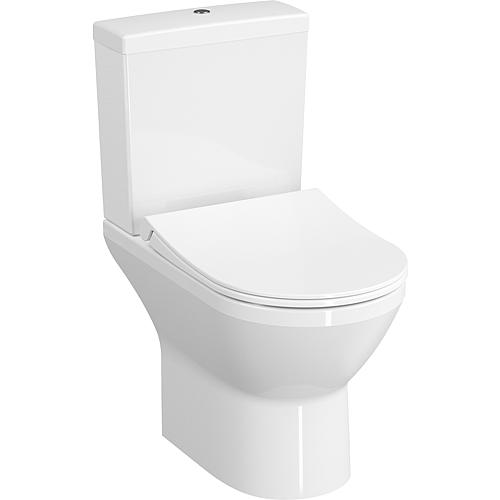 WC fixe à rinçage en profondeur Integra, pour combinaison, sans rebord Anwendung 1
