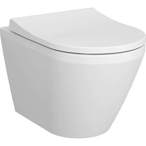 WC-suspendu VitrA Integra blanc, sans rebord lxhxp: 355x350x540mm