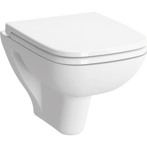 Cuvette de WC suspendue Compact, forme carrée Standard 1