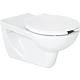 WC suspendu à fond creux Elida, sans bride Standard 1