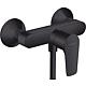 Mitigeur douche Hansgrohe Talis E, en saillie noir mat, saillie 64 mm