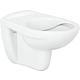 WC suspendu NEO 2.0 sans rebord lxhxp: 355x370x540 mm céramique blanc
