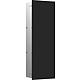 Module armoire emco asis pure encastré, butée gauche 730mm noir