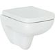 WC suspendu à fond creux, Renova Compact Square Standard 1