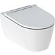 Pack combiné Geberit One WC suspendu à fond creux et Abattants WC blanc Standard 2