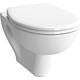 WC-suspendu VitrA S20 blanc, sans rebord, forme ronde lxhxp: 355x350x520mm