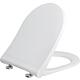 Abattant-WC VitrA Integra Slim Wrap blanc, Softclose, lxhxp: 367x20x457mm