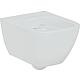 WC-suspendu Geberit Smyle Square compact, sans rebord, blanc lxhxp: 350x330x490mm