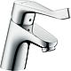 Mitigeur vasque Hansgrohe 70 Focus Care, avec robinetterie d'écoulement, chrome