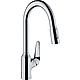 Mitigeur d'évier Hansgrohe 220 Focus M42, avec douchette de vaisselle extract., pivotant