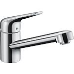 Mitigeur d'évier Hansgrohe 100 Focus M42, chrome plage de pivotement 360°