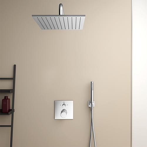 Mitigeur thermostatique bain/douche encastré Ceratherm C100, carré Anwendung 3
