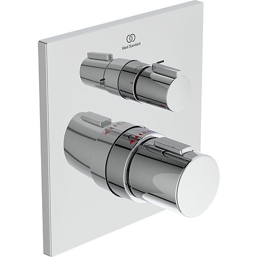 Mitigeur thermostatique bain/douche encastré Ceratherm C100, carré Standard 1