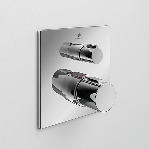 Mitigeur thermostatique douche encastré Ceratherm C100, carré Anwendung 1
