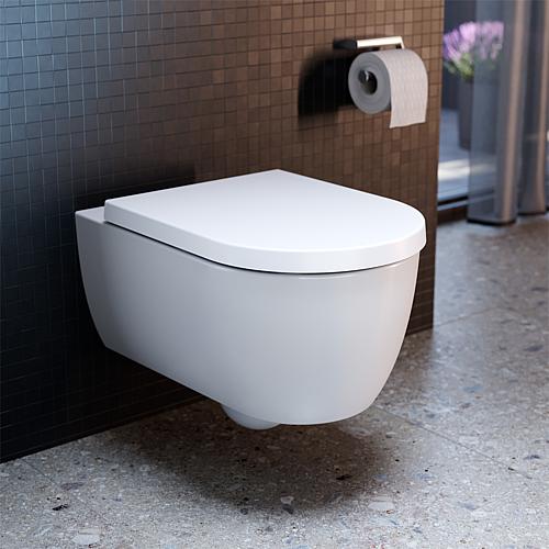 WC suspendu à fond creux Blend Curve, AquaBlade Anwendung 3