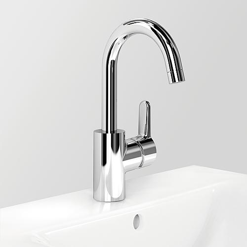 Mitigeur lavabo, modèle haut Connect Blue Anwendung 1