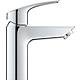Mitigeur de lavabo Grohe Eurosmart S-Size, chromé avec écoulement push-open avec protection thermique contre les brûlures