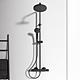 Colonne de douche Ceratherm T25, avec douchette 1 fonction, noir mat Anwendung 2