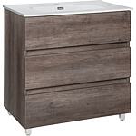 Armoire sous-lavabo Kora XL avec vasque en céramique
Largeur 805 mm