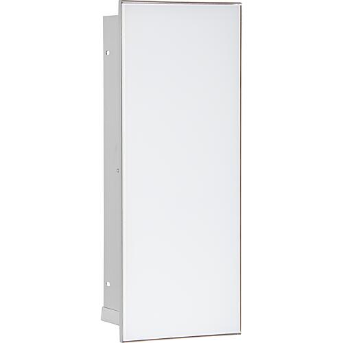 Niche WC mural Zero, 1 porte vitrée blanche, l x h : 180 x 462 mm Anwendung 4