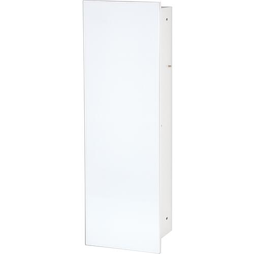 Niche WC mural Zero, 1 porte vitrée blanche, l x h : 180 x 462 mm Anwendung 1
