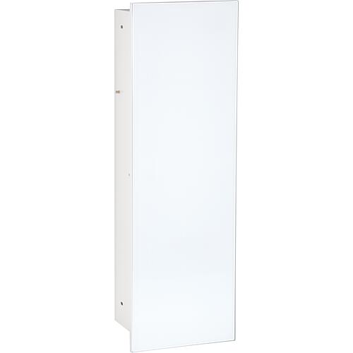 Niche WC mural Zero, 1 porte vitrée blanche, l x h : 180 x 462 mm Anwendung 3