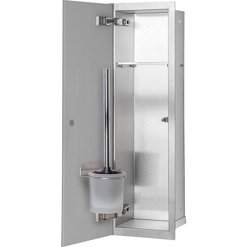 Caisson WC encastrable Flat, fermé, hauteur 600mm, 1 porte vitrée Standard 11