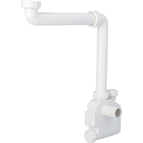 Siphon de lavabo à encombrement réduit avec siphon plat Anwendung 1
