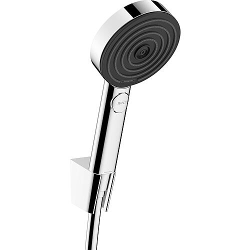 Kit de douchette manuelle Hansgrohe Pulsify 105 3jet avec flexible de douche 1600 mm chromé