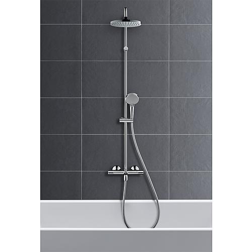 Colonne de douche Vernis Blend Showerpipe 200 1 jet, avec mitigeur thermostatique et bec
