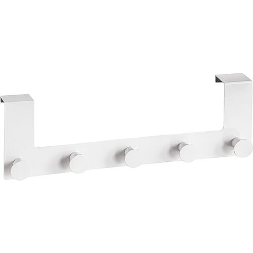 Crochet de porte Strip Metall couleur blanc Standard 1