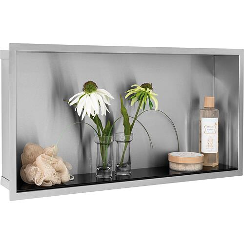 Niches à encastrer en In inox, ouvertes, largeur 600mm Anwendung 2