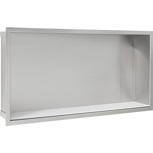 Niches à encastrer en In inox, ouvertes, largeur 600mm Standard 1