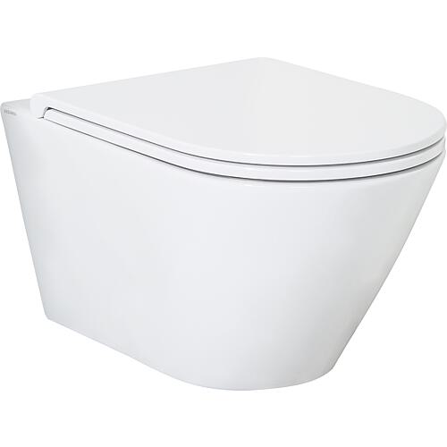 WC suspendu à fond creux Jacui, sans bride Standard 1