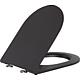 Pack combiné Elanda WC suspendu à fond creux, noir mat, sans bride, avec abattant WC softclose Anwendung 2