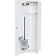 Caisson WC encastrable Flat, fermé, hauteur 600mm, 1 porte vitrée Standard 4