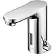 Mitigeur lavabo Schell CELIS E HD-M sur secteur saillie 130 mm chrome