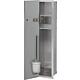 Caisson WC encastrable Flat, fermé, hauteur 800mm, 1 porte vitrée Standard 7