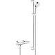 Thermostatique de douche Grohe Grohtherm 800 C avec kit de douche 900 mm chromé