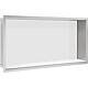 Niches à encastrer en In inox, ouvertes, largeur 600mm Standard 3