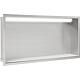 Niche murale encastrée en acier inoxydable, ouverte 600, éclairage LED Standard 1